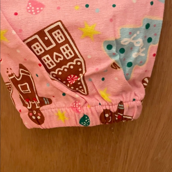 Gingerbread and Candy Cane Women’s Pajama Pants - Pink - Picture 6 of 9
